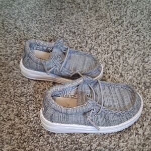 Hey Dude Kids Grey Slip-On Moccasins
